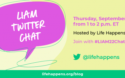 LIAM Twitter Chat hosted by Life Happens